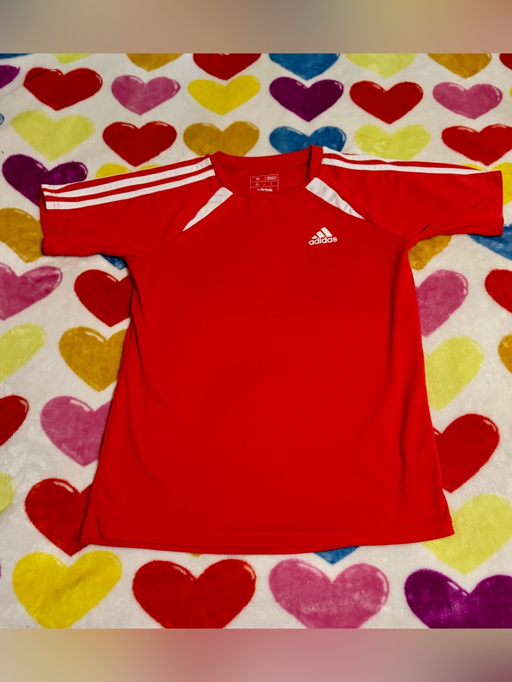 Adidas boy’s Red Performance Tee